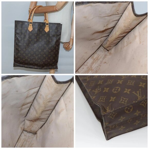 LOUIS VUITTON Monogram Sac Plat Hand Bag - Picture 16 of 16